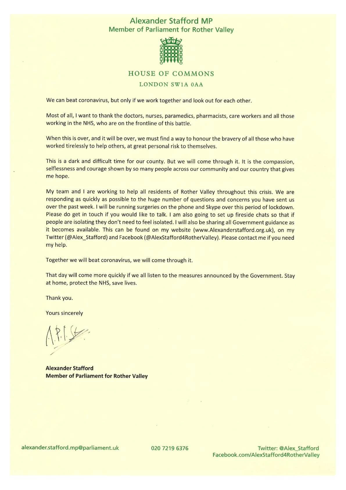 Open Letter Page Two