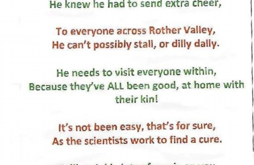 Special mention for poem by Finlay Edwards, age 7, Swallownest