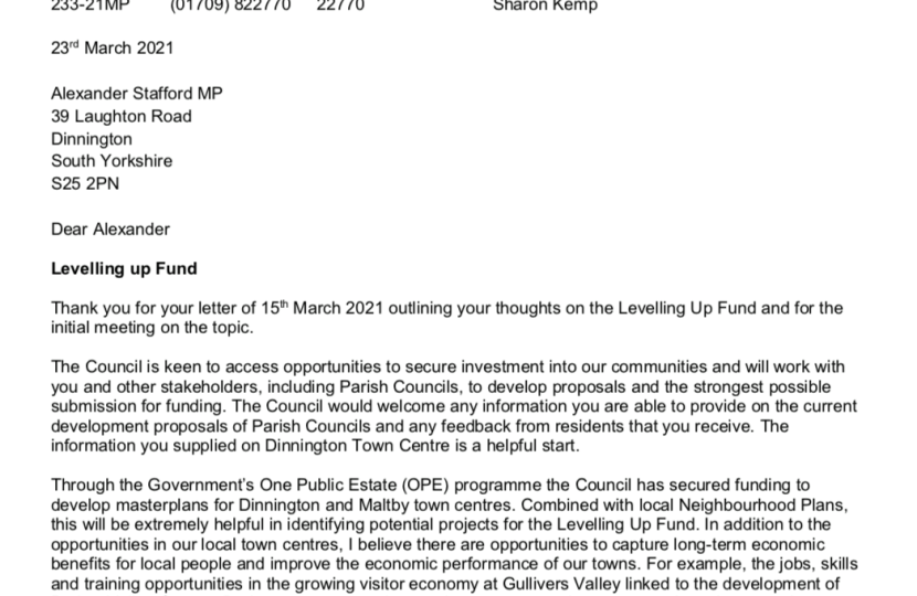 RMBC letter