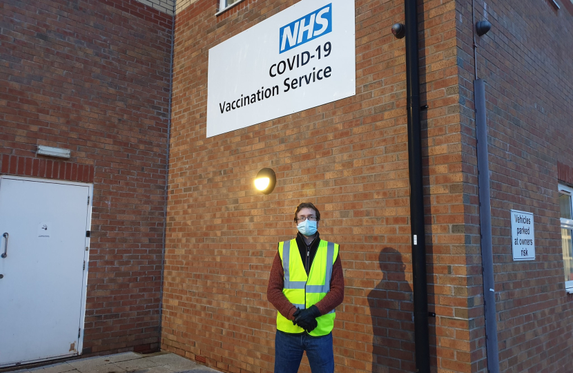 Visiting Anston vaccination centre