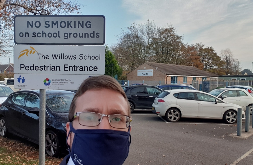 Alexander Stafford MP The Willows School Thurcroft