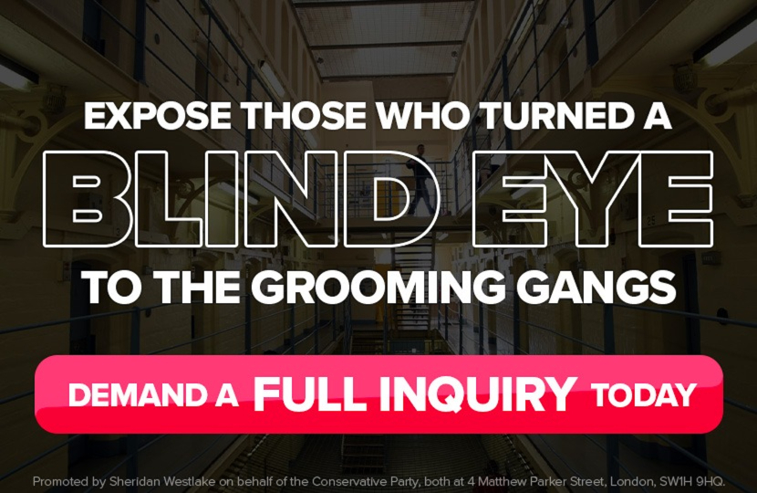 Demand a national inquiry into grooming gangs