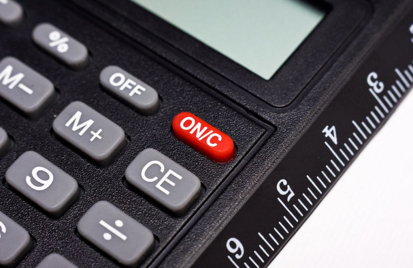 "Mathematical calculator buttons with ruler" by Horia Varlan is licensed under CC BY 2.0.