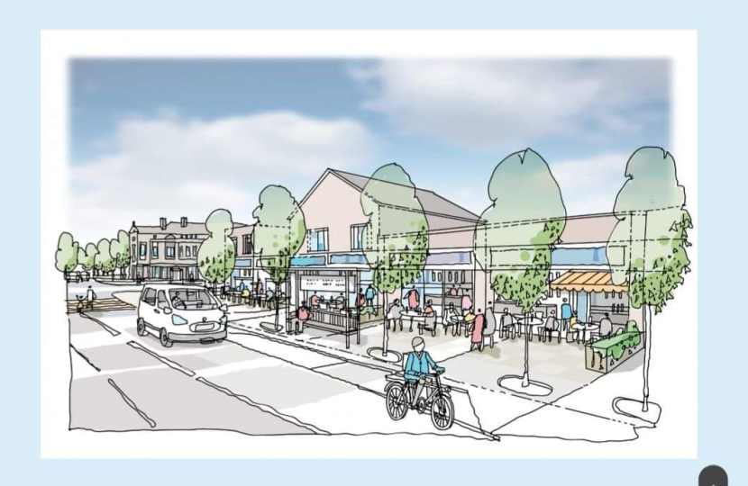 High street drawing
