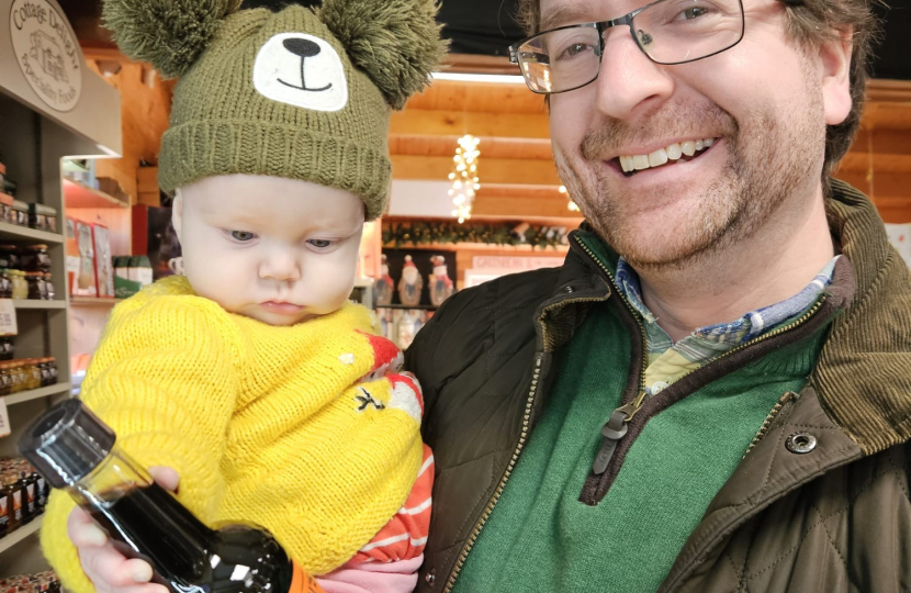 Alexander supporting local shops