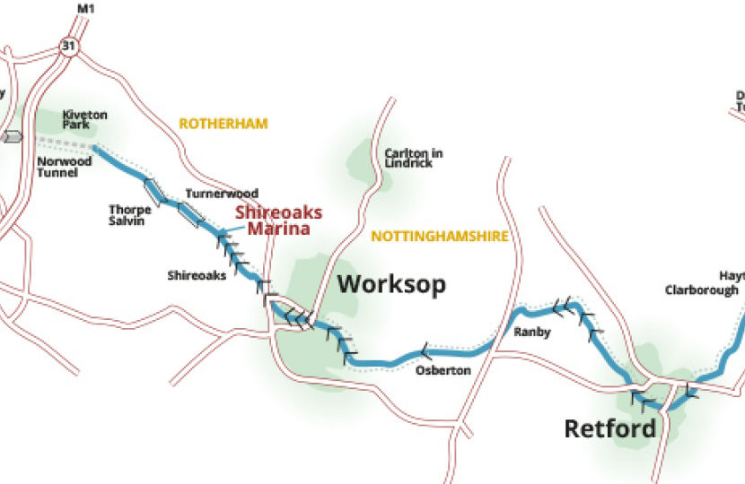 Canal route