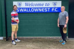 Alexander Stafford MP at Swallownest FC