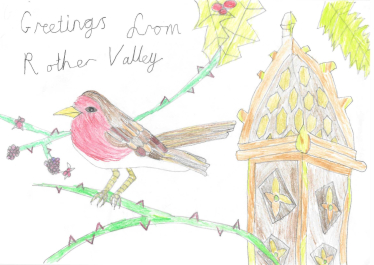 Winning design by Alexander Cox, age 8, Laughton Common