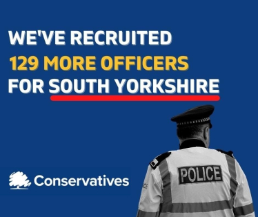 129 more police officers recruited in South Yorkshire