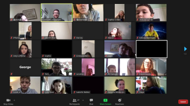 Alexander on his Zoom-hosted Schooling with Stafford event