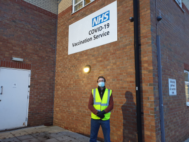 Visiting Anston vaccination centre