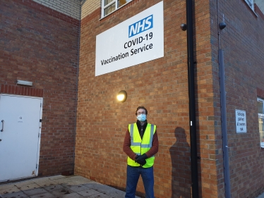 Visiting Anston vaccination centre