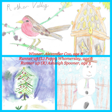 Rother Valley 2020 Christmas card competition winners