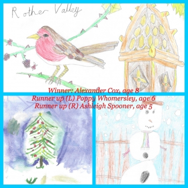 Rother Valley 2020 Christmas card competition winners