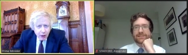 Alexander Stafford MP has virtual meeting with PM Boris Johnson