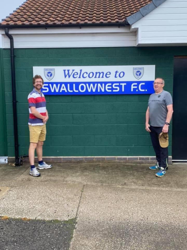 Alexander Stafford MP at Swallownest FC