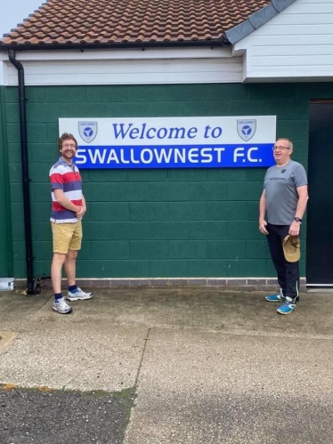 Alexander Stafford MP at Swallownest FC