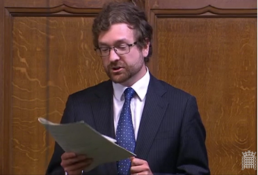 Alexander speaks in the house on Thurcroft PPE factory