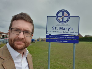 Alexander Stafford at St Mary's School in Maltby