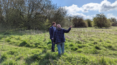 Fields next to Cumwell Lane